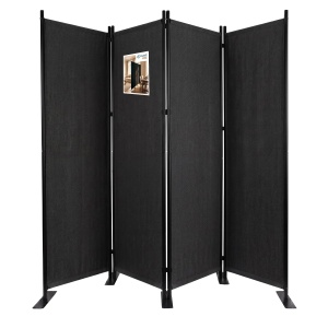 Paravent VOUNOT 4 Panouri Freestanding 228 x 164 cm Anthrazit