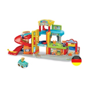 Parcare interactiva VTech Tut Tut Baby Flitzer cu lift si accesorii