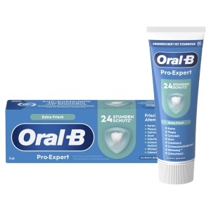 Pasta de dinti Oral-B Pro-Expert, 75ml, protectie 24 ore, efect antibacterian
