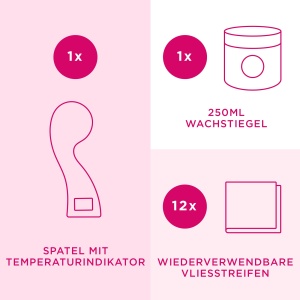Pasta de zahar Veet cu vanilie, 250 ml, pentru fata si corp, cu spatula si benzi reutilizabile - Img 3