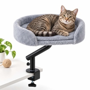 Pat pentru pisici Relaxdays, 25 kg, rotativ 360, grinegru
