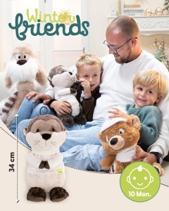 Patura cu apa calda NICI Otter Ophelio 300ml 34cm, crem, din plus - Img 2