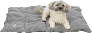 Patura de calatorie pentru caini Trixie Leni, 80x60 cm, gri, SOFT Edition - Img 2