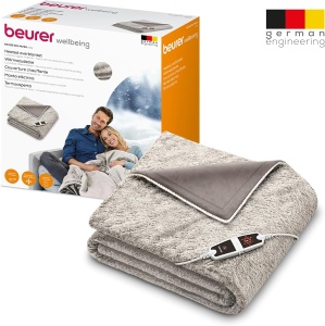 Patura electrica Beurer HD 150 XXL, 200 x 150 cm, 6 trepte de temperatura, culoare taupe - Img 8