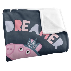 Patura Peppa Pig Little Dreamer, 91 x 147 cm, 300 GSM, Poliester - Img 4