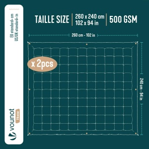 Patura VOUNOT 260x240cm, Set 2 Piese, 4 Sezoane, Oeko-Tex - Img 3