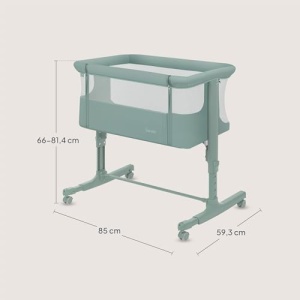 Patut multifunctional Lionelo Aurora 3 in 1 reglabil cu roti si saltea ergonomica - Img 10