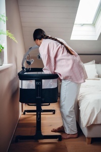 Patut multifunctional Momi REVO, 6 inaltimi ajustabile, cu roti si saltea inclusa - Img 12