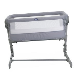 Patut pentru bebelusi Chicco Next2Me Go, ajustabil, gri deschis, cu aerisire - Img 7