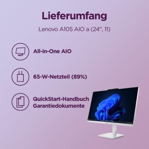 PC All-In-One Lenovo AIO A105a 23.8 Full HD AMD Ryzen 5 16GB RAM 512GB SSD - Img 9