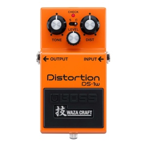 Pedala de Distorsionare BOSS DS-1W Waza Craft, Culoare Portocalie, Design Robust