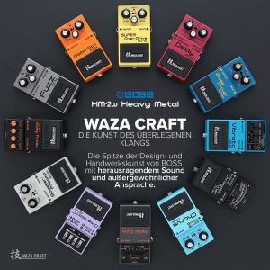 Pedala de Distorsiune BOSS HM-2W, Analogica, Waza Craft, Sunet Heavy Metal - Img 5