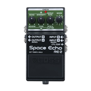 Pedala de efect BOSS RE-2 Space Echo, Tape Echo, Stereo, Compacta