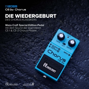 Pedala de efect Chorus BOSS CE-2W Analogica, Made in Japan, Moduri Stereo - Img 2