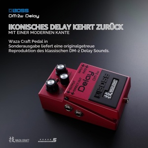 Pedala de efect Delay BOSS DM-2W Analogica Moduri Standard si Custom - Img 2