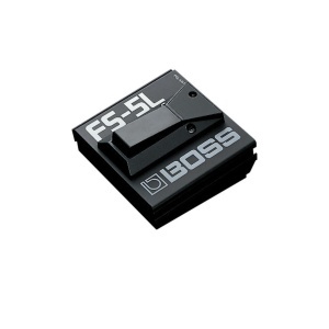Pedala de efecte BOSS FS-5L, neagra, cu comutare ONOFF, pentru instrumente muzicale