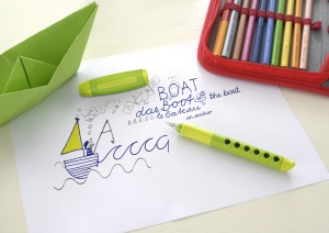 Penita scolara Faber-Castell Scribolino, Ergonomica, Dreptaci, Verde - Img 4
