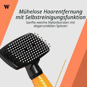 Perie auto-curatare Wahl pentru animale de companie sensibile, cu maner ergonomic - Img 2