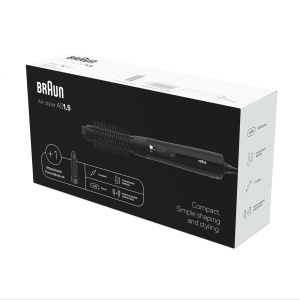 Perie cu aer cald Braun AS1.5, 300 W, 3 trepte de caldura, neagra - Img 7