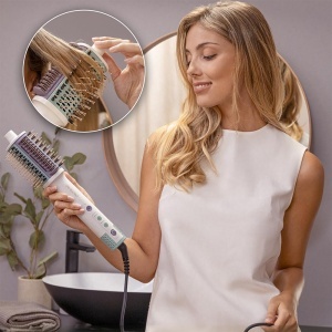 Perie de aer Cecotec - Perie in forma - Uscator de par - Smoother - Ceramiccare Allin1 Perie multifunctionala 4 in 1 motor BLDC 1500 W 3 directii de f - Img 7