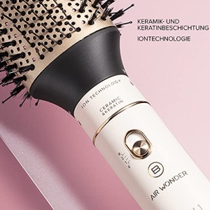 Perie de coafat Imetec Bellissima Air Wonder 1000W cu tehnologie ionica si accesorii ceramice - Img 10