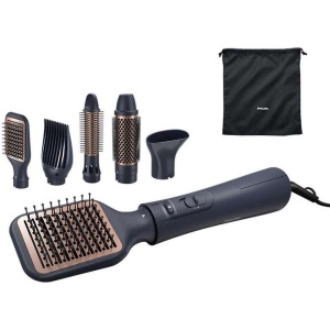 Perie de coafat Philips AirStyler Seria 5000 BHA53000 5 accesorii functie ionizare 1000W