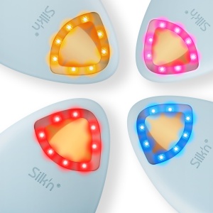 Perie de curatare faciala Silkn Bright Lux, 4-in-1, tehnologie infrarosu, albastra - Img 3