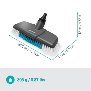 Perie de curatare Gardena Cleansystem 18816-20, cu peri tari, pentru suprafete mari - Img 5