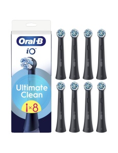 Perie de dinti electrica Oral-B iO Ultimate Clean, neagra, cu capete de schimb