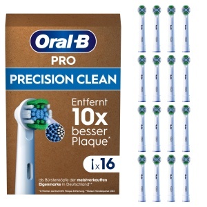 Perie de dinti electrica Oral-B Pro Precision Clean, 16 bucati, alba