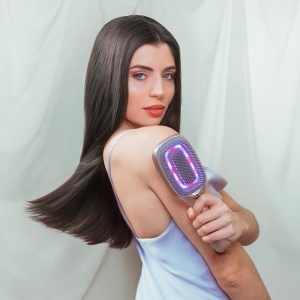 Perie de par Cecotec HairCare Revitalize Champagne, 5 tehnologii, curatare usoara - Img 6