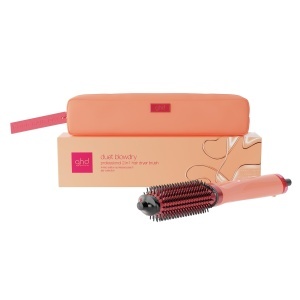 Perie de par ghd duet blowdry, 2-in-1, Sunkissed Peach, cu etui de protectie