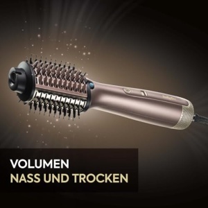 Perie de styling BaByliss Air Power Volume AS95E 2-in-1 Ionizare Moduri Wet Dry Aurie - Img 12