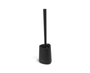 Perie de toaleta Joseph Joseph Flex 360 Lite, design elegant, negru, cu cap detasabil - Img 2