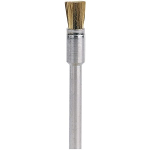 Perie din Messing Dremel 537 cu 3 Perii, 3.2mm, pentru Curatare Metal