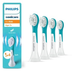 Perie electrica pentru copii Philips Sonicare HX603490, 4 capete, curatare delicata