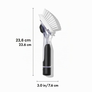 Perie pentru vase OXO Good Grips cu dozare detergent si maner antiderapant - Img 7