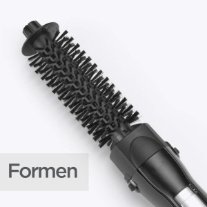 Perie rotativa BaByliss AS82E 800W 20mm 38mm functie aer rece ideala pentru par scurt Negru - Img 4