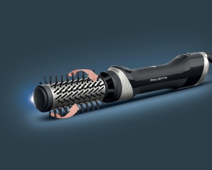Perie rotativa cu aer cald Rowenta Brush Activ' Renew, in sensul acelor de ceasornic/in sens invers acelor de ceasornic, acoperire ceramica, functie ionica, peri naturali, 2 setari de temperatura/suflanta, viteza la rece, 1000 wati, negru, UB9530F0 - Img 8