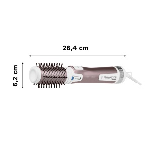 Perie rotativa Rowenta Brush Activ Premium Care CF9540 1000W 2 accesorii alb - Img 8
