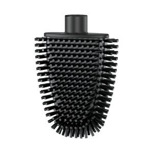 Perie WC Metaltex 185517000, plata, flexibila, neagra