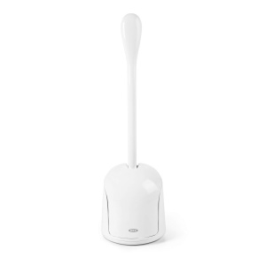 Perie WC OXO Good Grips cu suport, deschidere automata, borste rezistente - Img 4
