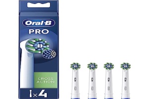 Perii de schimb Oral-B Pro Cross Action, 4 bucati, pentru periuta electrica, eficienta maxima