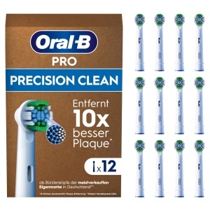 Perii de schimb Oral-B Pro Precision Clean, 12 bucati, alb