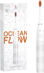 Periuta de dinti electrica Oclean Flow, 180 zile autonomie, 5 moduri, alb