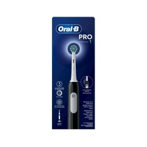 Periuta de dinti electrica Oral-B Pro Series 1, neagra, cu 1 cap de rezerva - Img 2
