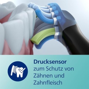 Periuta de dinti electrica Philips Sonicare DiamondClean 9000, pachet dublu, periuta de dinti cu tehnologie sonica inclusiv aplicatie, senzor de presiune, 4 moduri de periaj, 3 niveluri de intensitate, auriu negru si roz, model HX9914/61 - Img 8