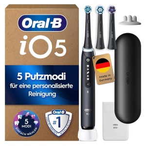 Periuta electrica Oral-B iO Series 5 Plus Edition, negru, 5 moduri de curatare