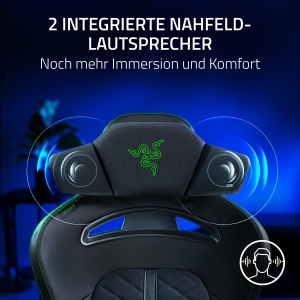 Perna audio wireless Razer Clio, THX Spatial Audio, 14 ore autonomie, Negru - Img 2