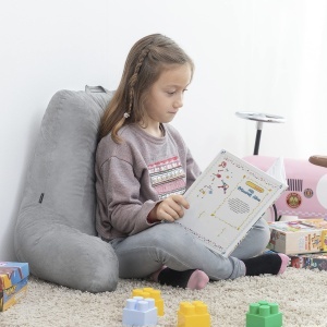 Perna de citit InnovaGoods Huglow cu brate, ergonomica, gri - Img 6